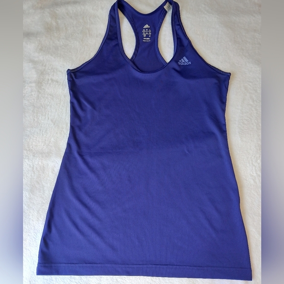 Adidas Women's Blue Tank Top - Picture 1 of 7